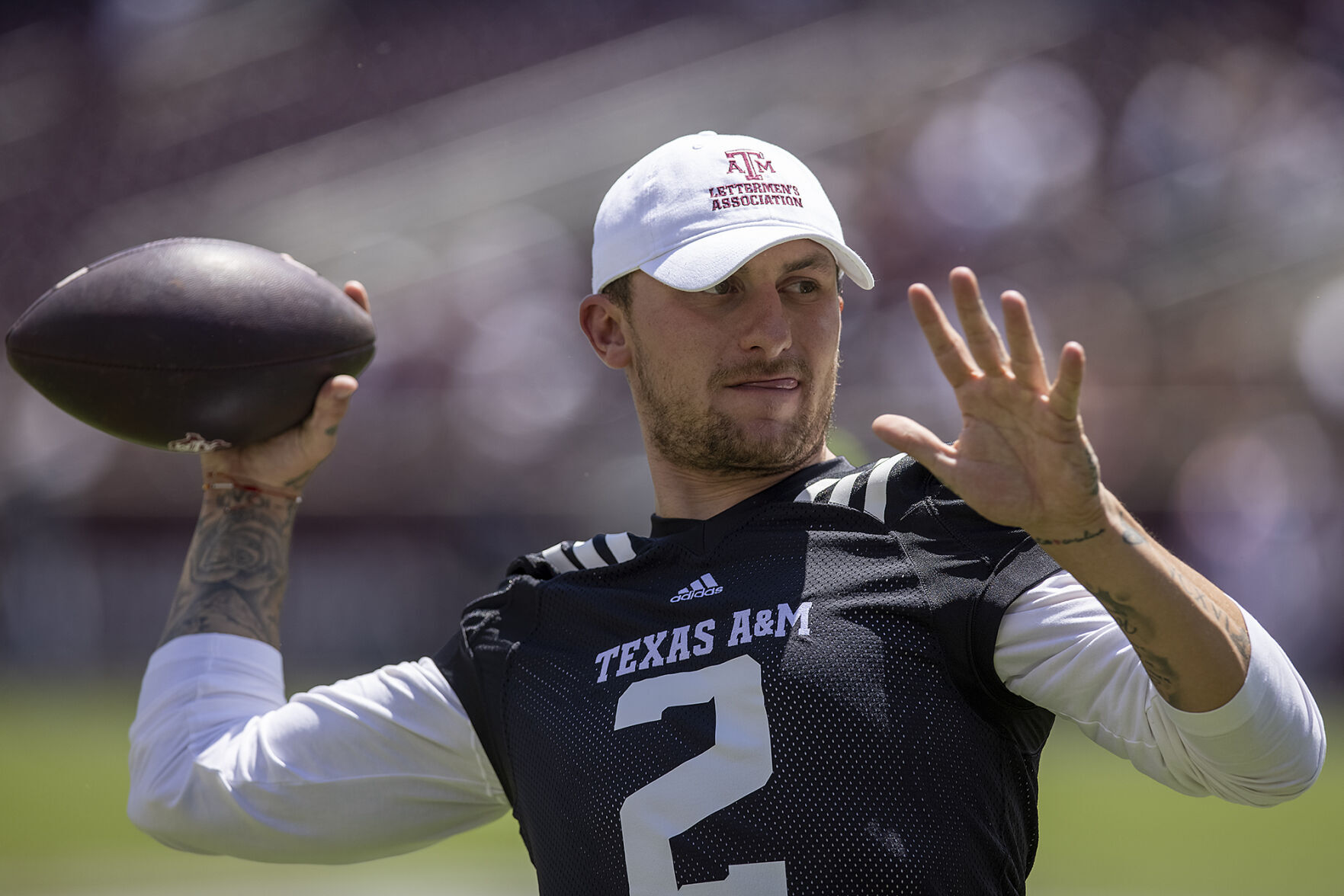 Maroon & White